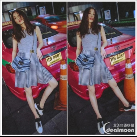 michael kors gingham dress